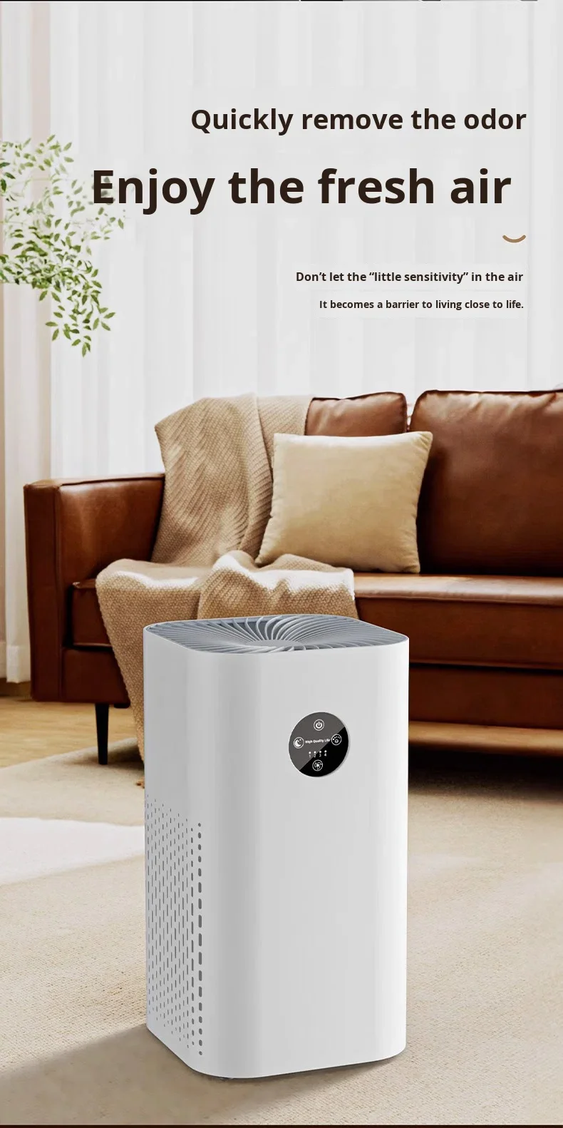 Air Purifier Home Use Odor Removal Pet Disinfection Machine Hotel Smoke Removal Mother Baby Gifts Cross-Border Wholesale supplier