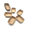 container delivery storage lunch bento craft kraft brown disposable foil lined packaging wax coated paper food box