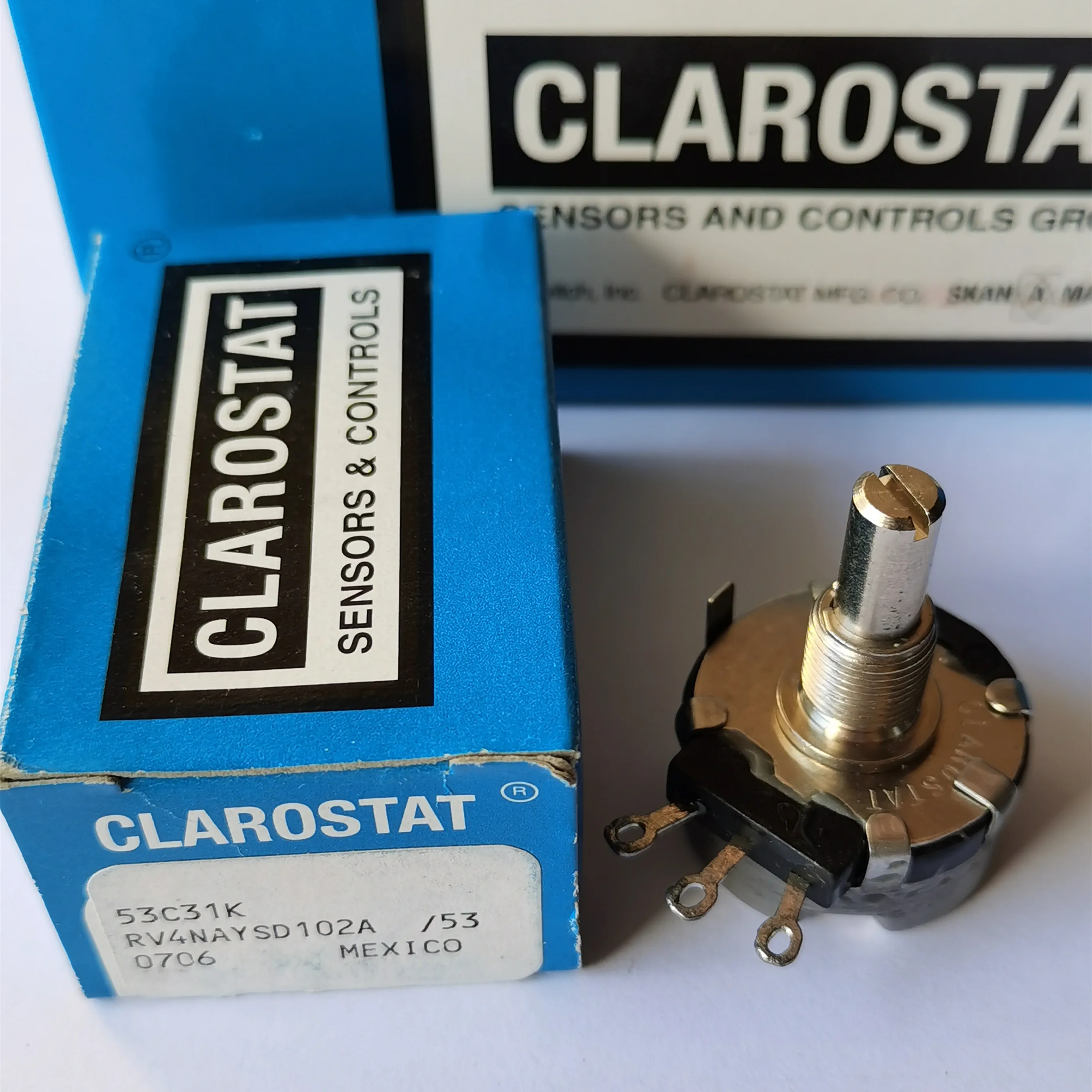 Rv4naysd102a 1k Conductive Plastic Potentiometers Honeywell 53c3 1k