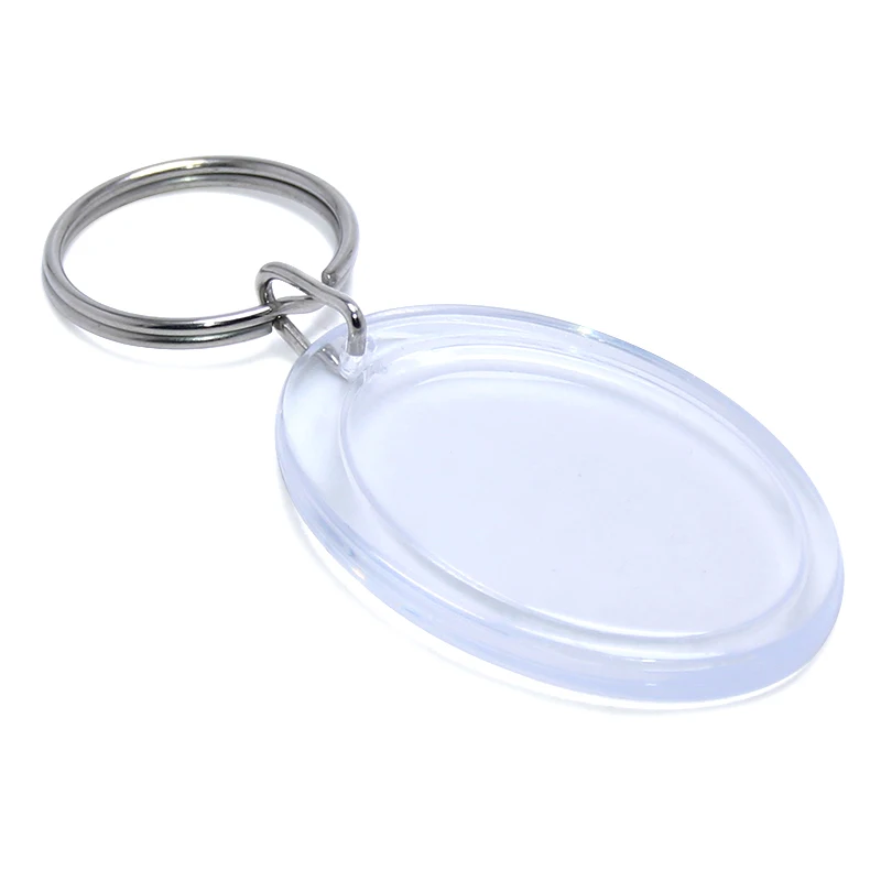 Oem Or Wholesale Acrylic Blank Insert Photo Picture Sticker Key Chain