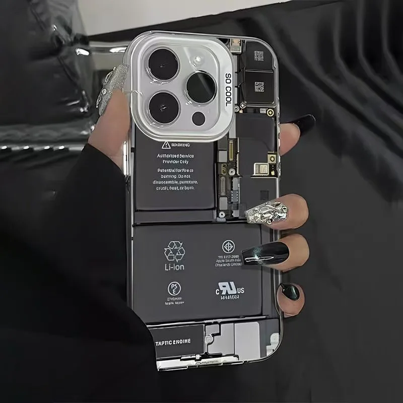 iPhone 11 logic board close-up showing A13 chip, NAND flash, and PMIC location