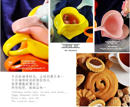 200ml European creative marble vein porcelain coffee cup and saucer set with gold rim