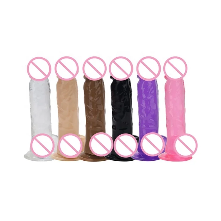 Hot Suction Cup Realistic Dildo Jelly Huge Dildo Anal Sex Toys For Woman Multiple Colour Penis Butt Plug Erotic Toy Sex Shop photo