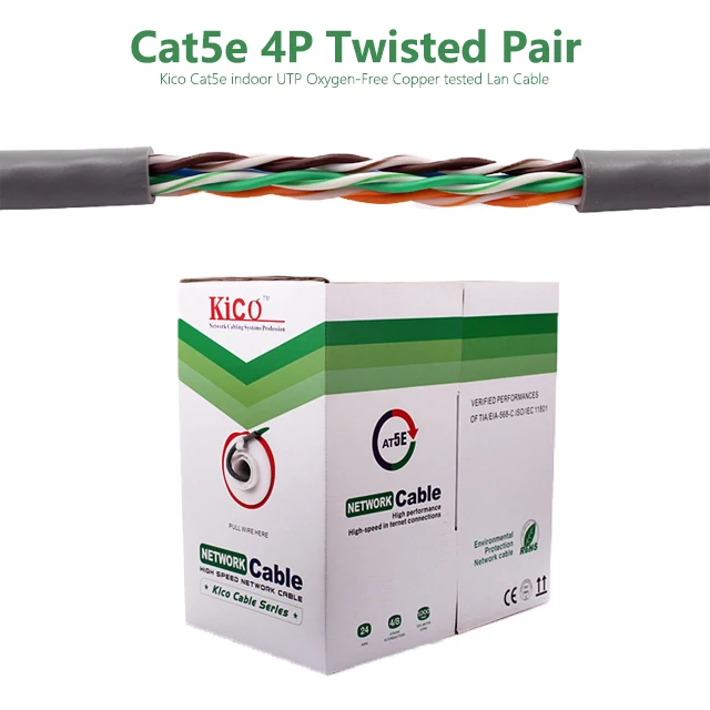 Utp Cat5e Cable 26awg Cable Cat5e Network Cable 4p Twisted Pair