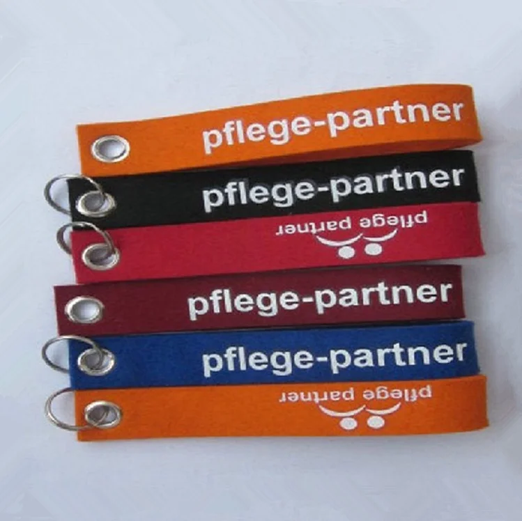 New design lipgloss felt keychain