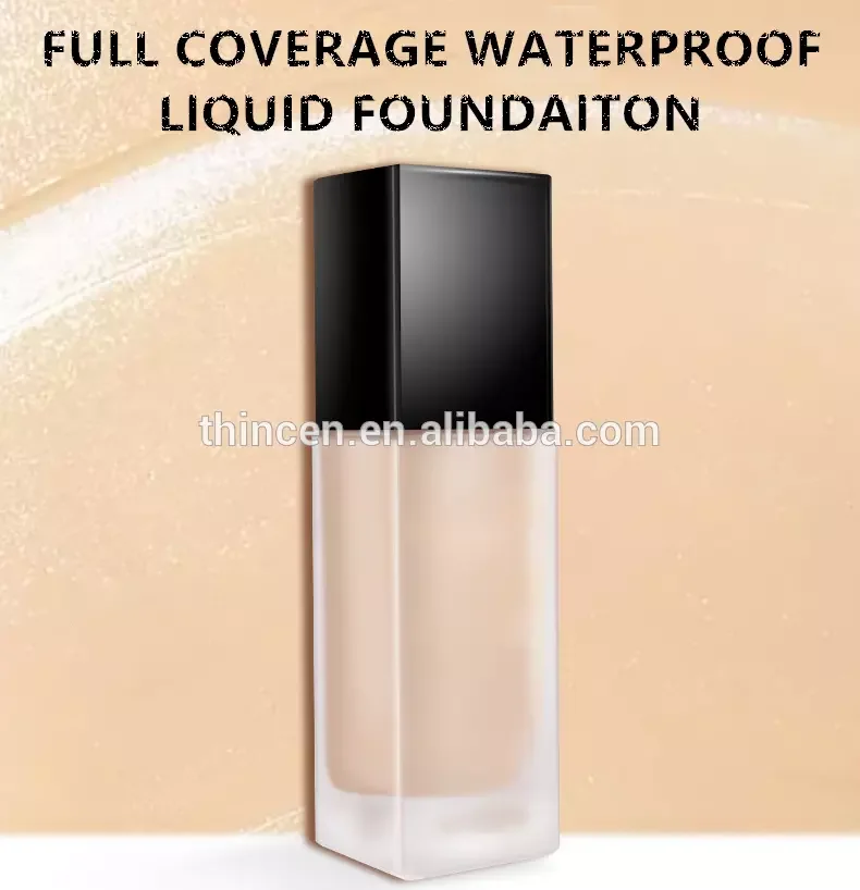 OEM Wholesale Full Coverage Custom Makeup Organic Matte Liquid Make Up Foundation