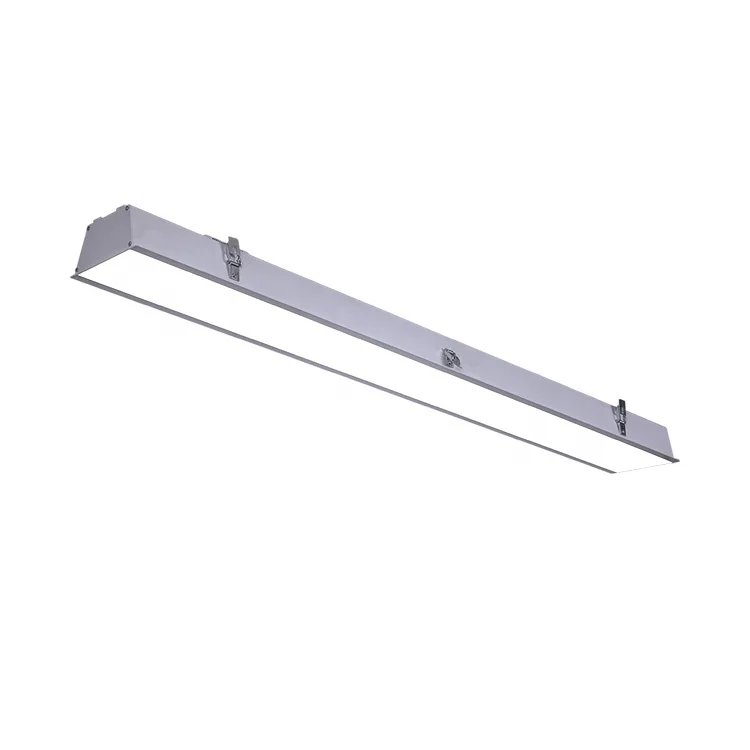 Cheap factory price smd 36w supermarket office led suspended fixture linear tube indirect lighting