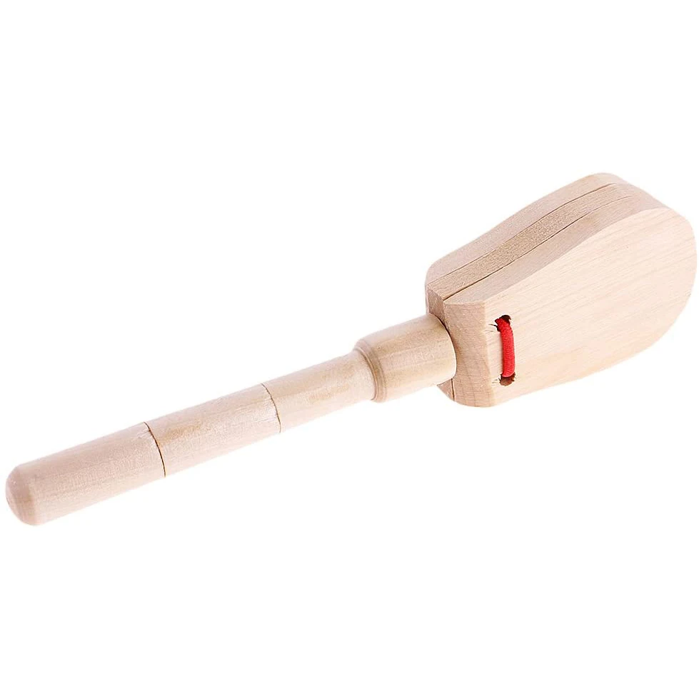 gelsonlab hs-g8 wooden long handled castanet,clapper, clacker
