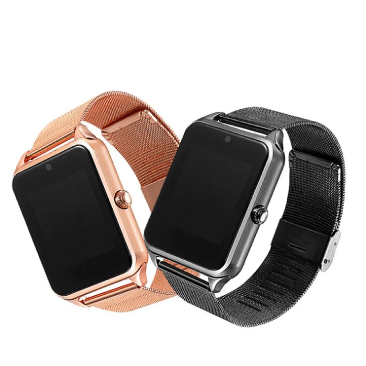
2019 Hot Sales Stainless Steel Smart Watch Z60 Support SIM Card 
