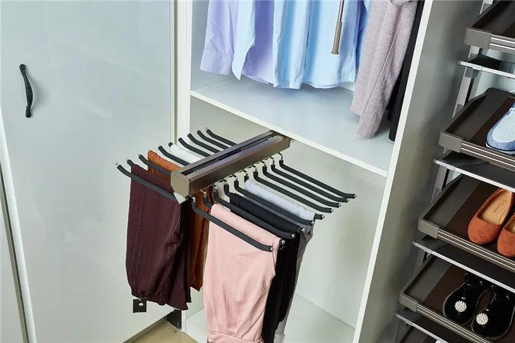 中国制造商供应定制衣柜配件衣柜裤柜拉出