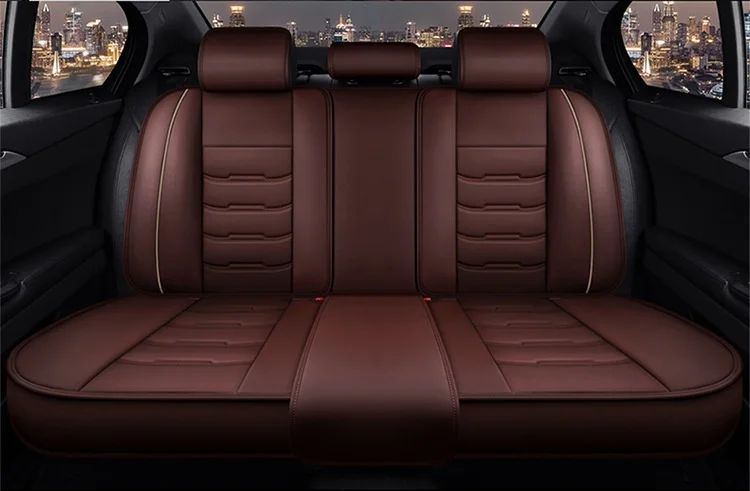 Leather Car Seat Cover Four Seasons Universal Wash-Free Cushion Easy-to-Care Seat Accessory manufacture