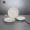 White round 8 inch ceramic porcelain deep plate for salad pasta