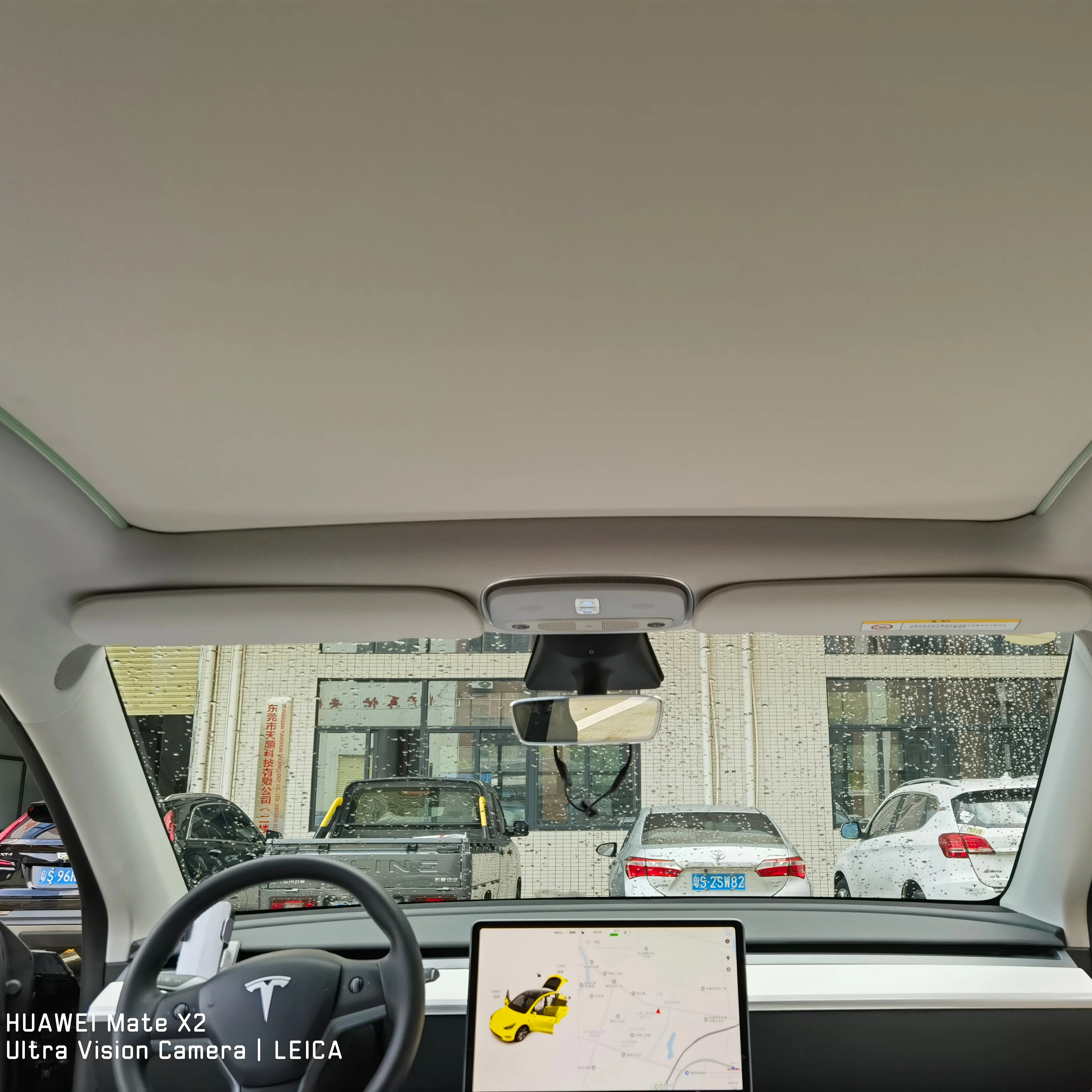 Original Car Color Tesla Model Y Electric Folding Telescopic Car