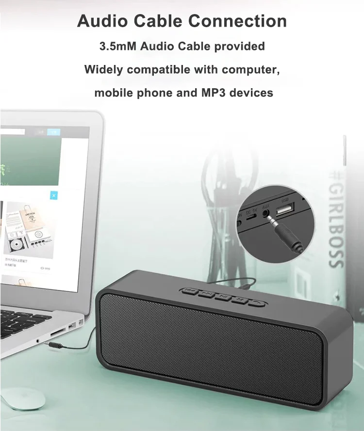 Wholesale 4000mAh Battery 6W Portable Bluetooth Speaker, Big MagicBox mini Wireless Stereo Speakers with Ultra Bass - ANKUX.COM