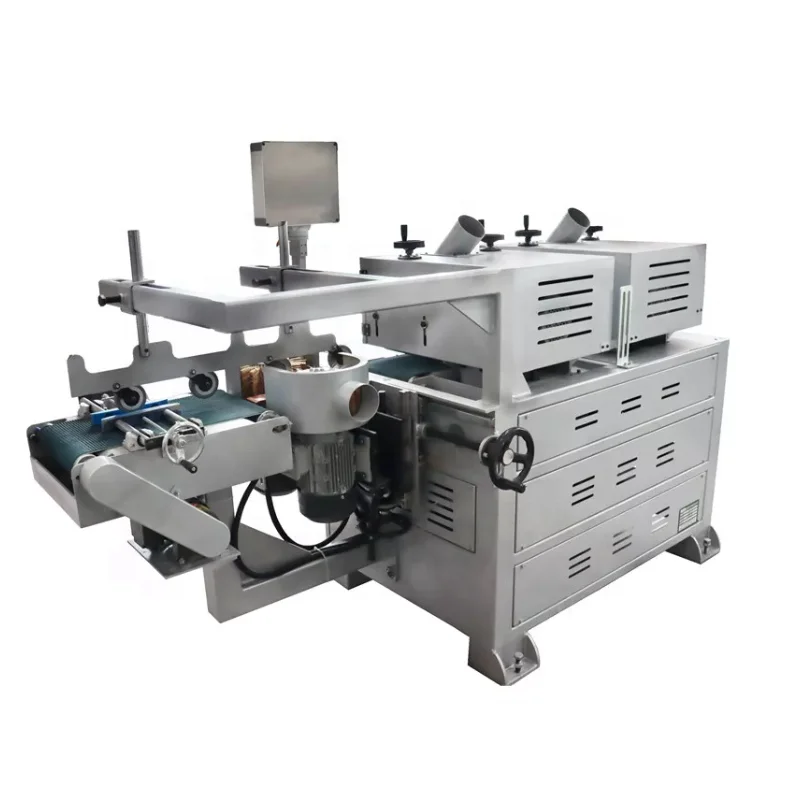 Industrial Wood Wire Brush Drum Sander 3 Sides Sanding Machine For