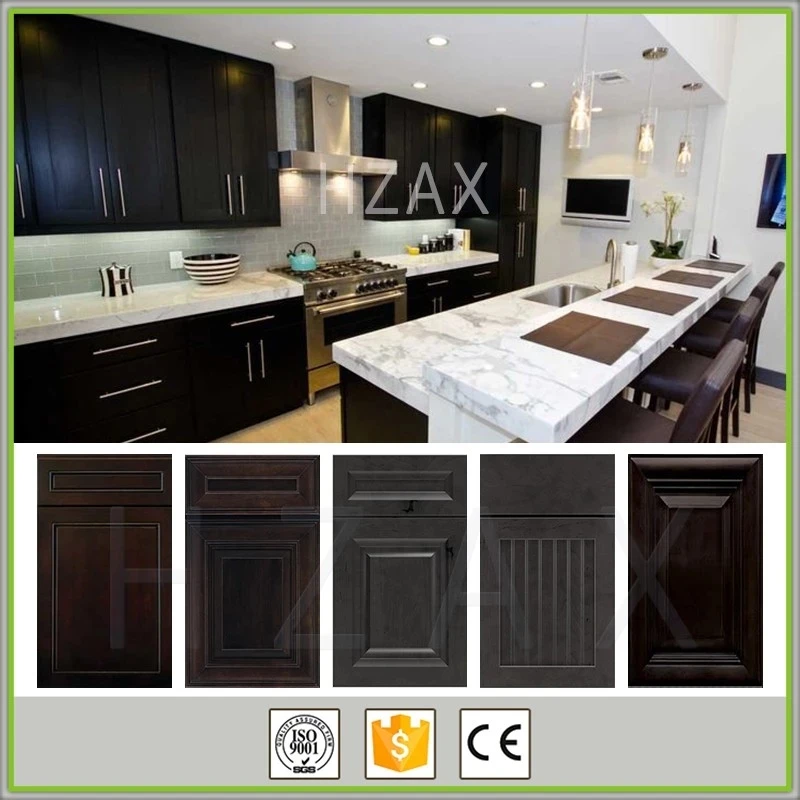 Plywood High Quality Simple Designs Solid Wood Restaurant Kitchen Cabinet Equipment