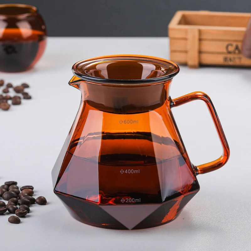 2022 New Arrival 60 Coffee Drip Filter High Borosilicate Glass Coffee