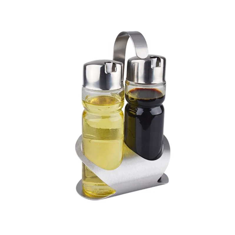 Visol Vac353 Foxdale Stainless Steel Salt Pepper Oil & Vinegar Bottles