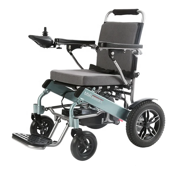 20ah Lightweight Electric Wheelchair Folding Electric Wheelchair ...