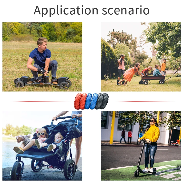 Flipsky 6'' ATM Offroad Wheel 150 x 50mm Pneumatic Rubber All Terrain Mountain Wheels for Mountain Board