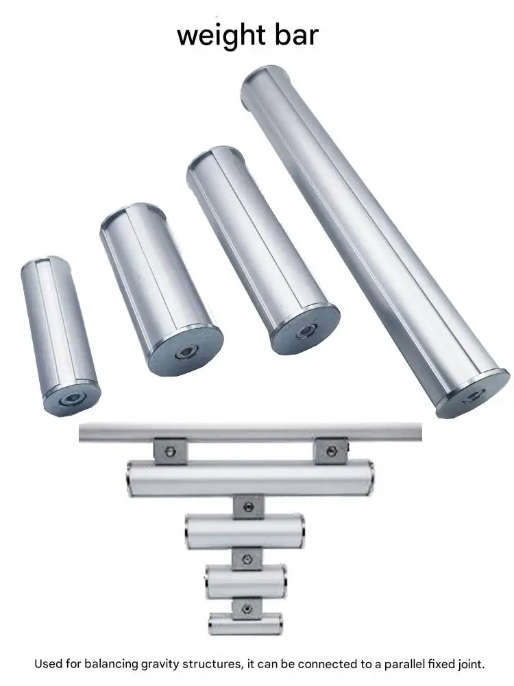 product 28mm weight bar third generation 6000 series aluminum alloy lean line rod accessories workbench turnover cart shelf flow rack-13