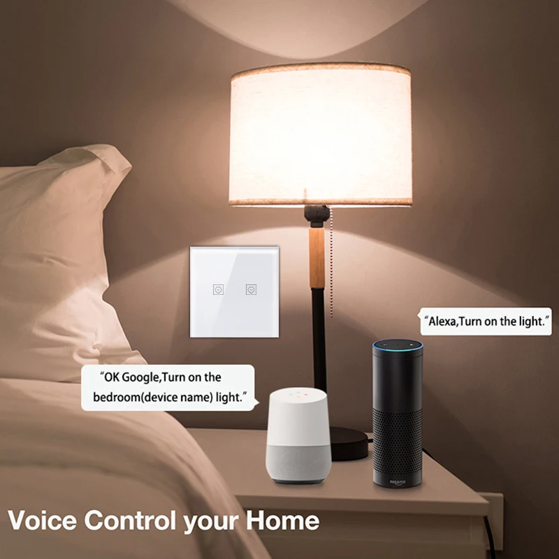 EU UK Factory Price WIFI wall switch Zigbee google home smart plug 3 Gang smart light switch - ANKUX.COM