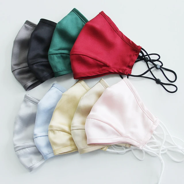 

Silk face cover with filter,100 Pieces, As you request