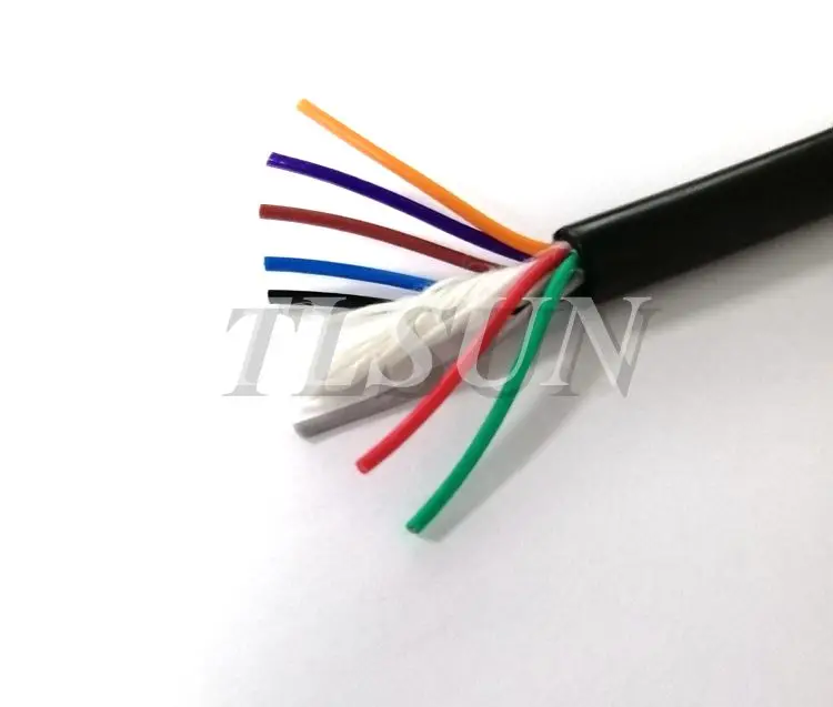 PUR 8Core 0.3mm2 300/500V High Flexible YY Drag Chain Cable - ANKUX.COM