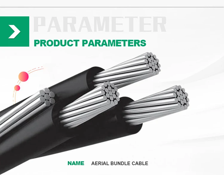 Low high voltage ABC overhead aluminium electrical overhead insulated wire 70mm - ANKUX.COM