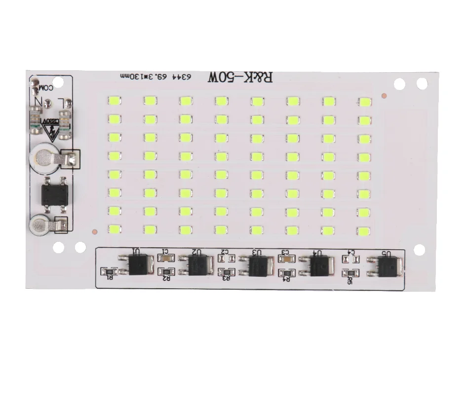 China factory high lumen AC220V MCPCB DOB Board SMD 2835 SANAN chip 100W driverless linear ic led source