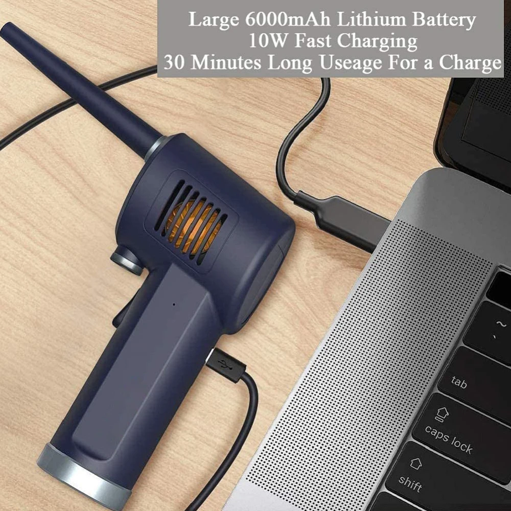 Rechargeable Electric Air Duster Clean The Computer And Keyboard