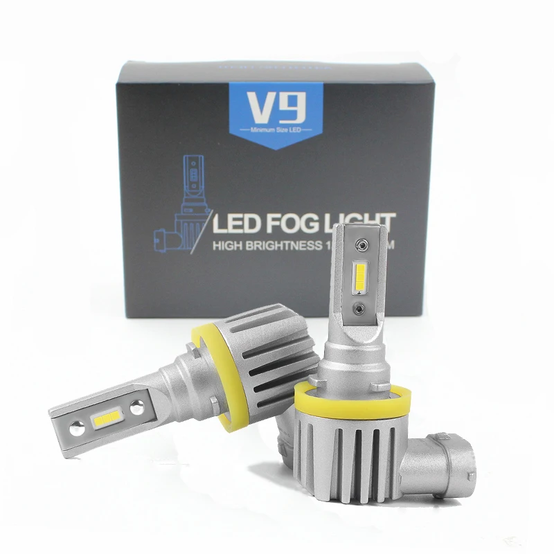 V9 Car LED headlights H1 H3 H11 9005 9006 hir2 5202 H13 9004 9007 26W CSP H4 H7 LED car headlight bulbs fog head lights