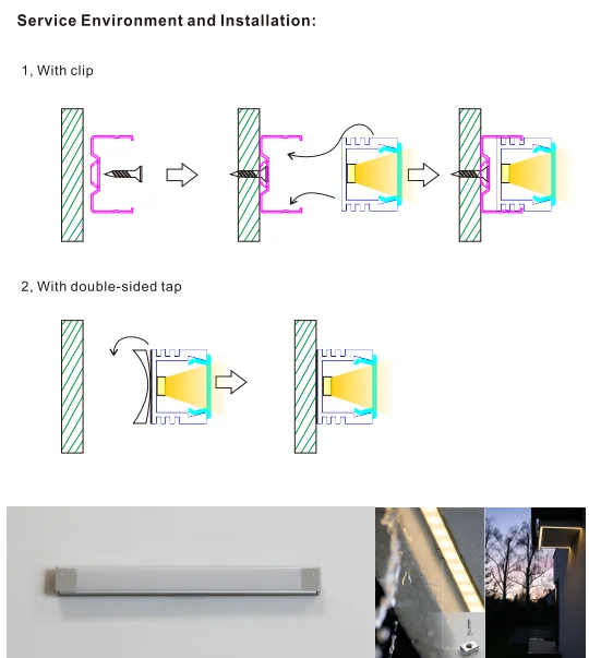 led strip channel profile aluminum linear light for led strip flexible led aluminium profile 16x12
