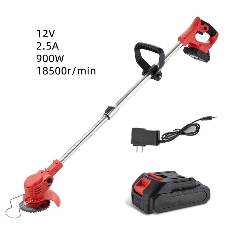 12v 21v Electric Folding Lawn Mower Low Noise Automatic Fast Cutting