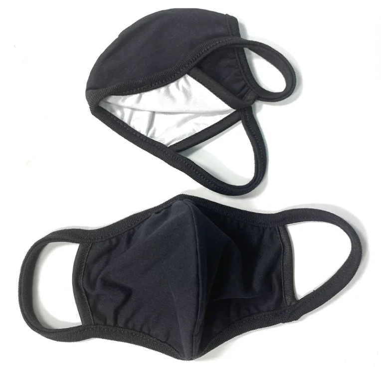 面罩可水洗定制升华透气棉聚酯纺织品面罩带呼吸阀