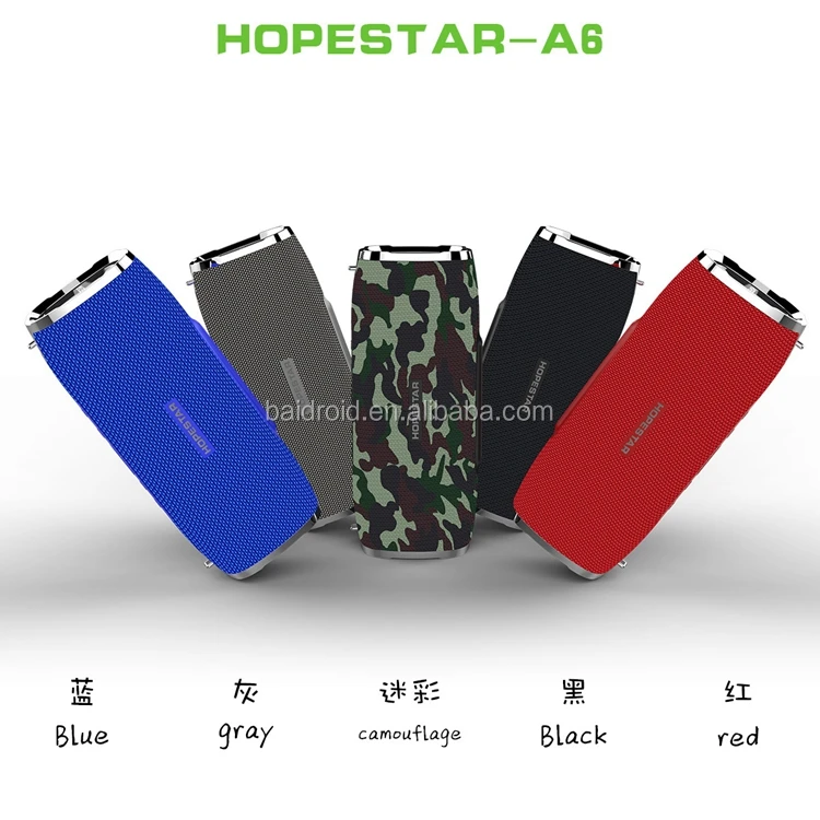 35W Waterproof Hopestar A6 Bluetooth Speaker Audio Speaker Audio Bass Subwoofer Outdoor Portable Wireless Speaker + Mobile Power - ANKUX.COM