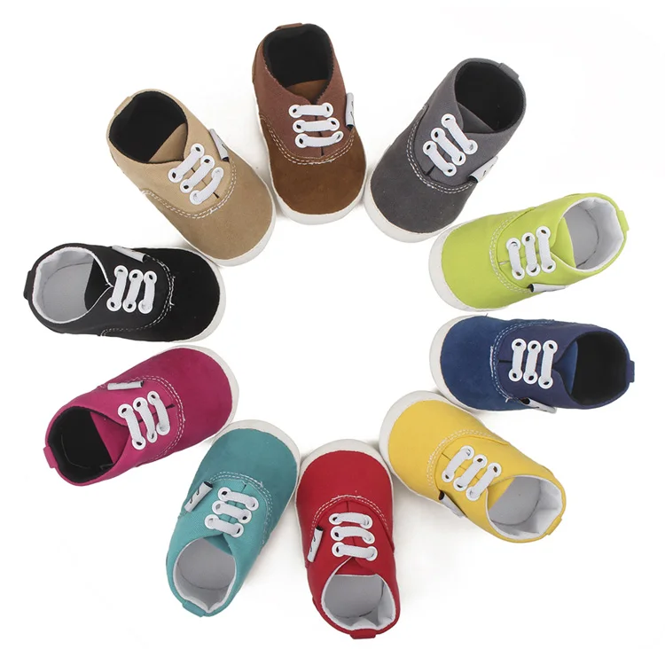 
Wholesale new born babies fancy breathable soft manufacturer colorful sports toddler walking prewalker baby shoes 