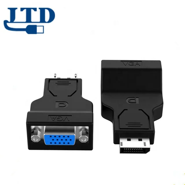 DisplayPort to VGA Adapter 1080P Converter Display Port DP to VGA Adapter Male to Female Connector Compatible with Compu - ANKUX.COM