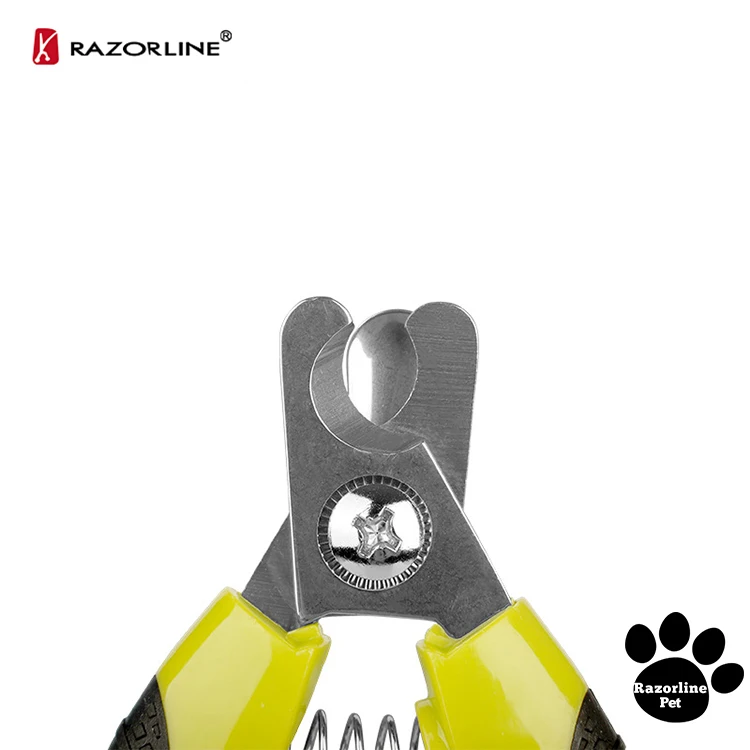 Pet Nail Clippers Razorline Npn001 Tpr Nonslip Handle Baffle Design To