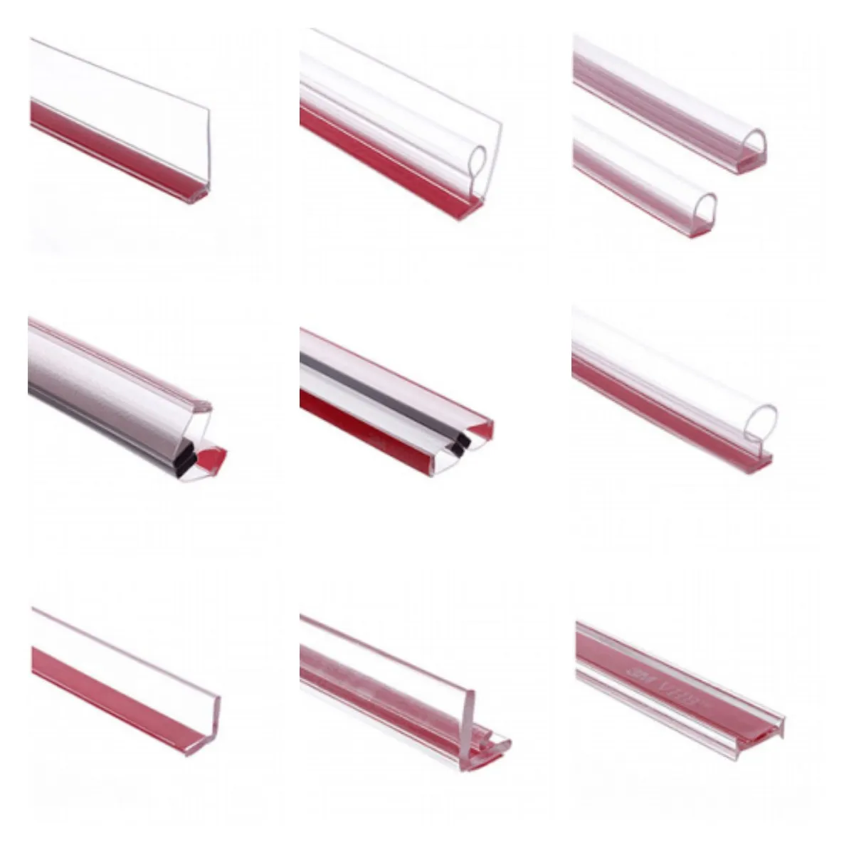 Hot   L-Jamb with Pre-Applied Tape Sealing   80 Inch Replacement Clear  Plastic L-seal for Sliding Shower Door Systems manufacture