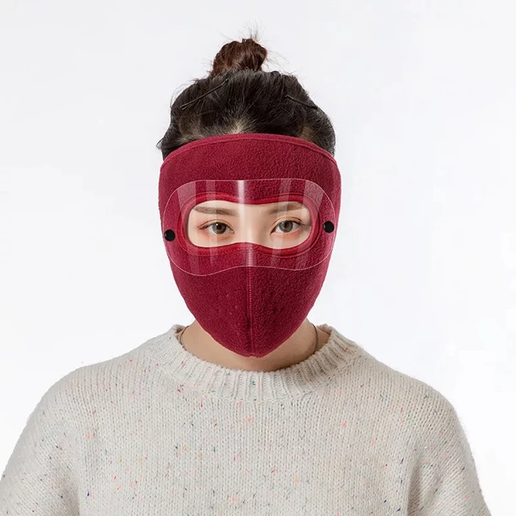 Snow Cycling Skiing Protective Fleece Face Guard Wearing Masks Half Face Mask 