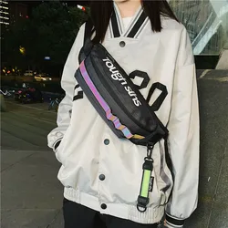 Hot selling trendy brand messenger bag waterproof Unisex Chest Bag Running Belt Sports Waist Bag