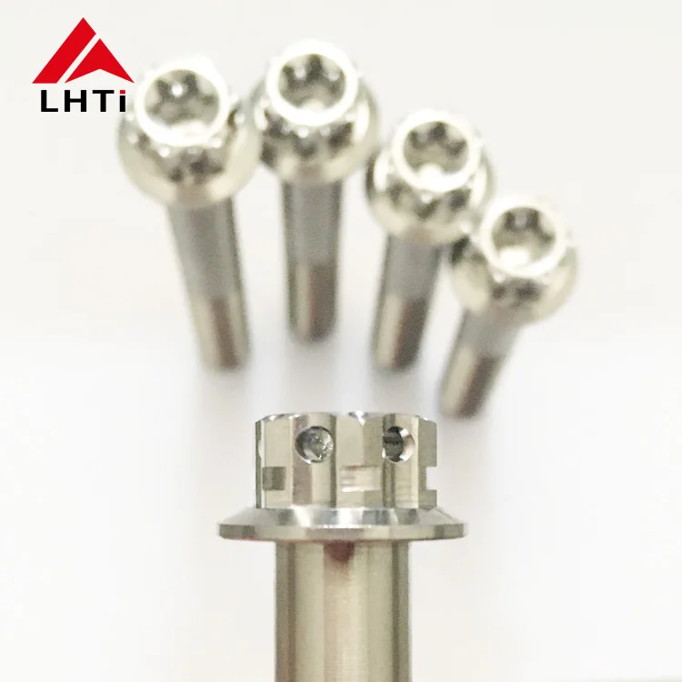 M8 gr5 Titanium torx Flange Bolts motorcycle racing fancy bolts