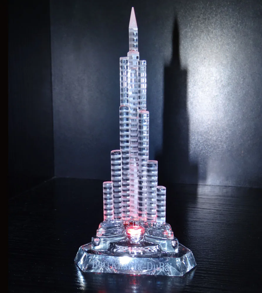 Crystal Burj Khalifa Tower Mh-g0348 - Buy Crystal Burj Tower,Crystal ...