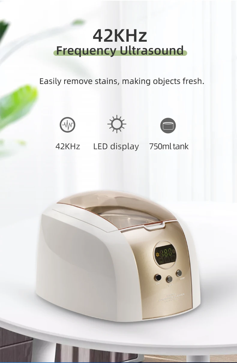 Codyson 750ml Digital Cd Vcds Ultrasonic Jewelry Cleaner Cd 7910b