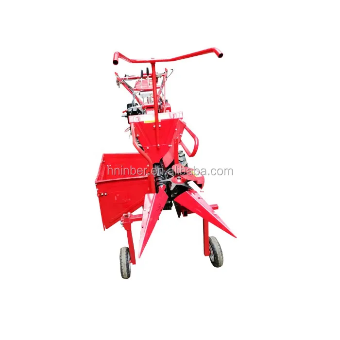 Small Walking Tractor Corn Maize Reaper Picker Cutter Machines Used Harvest Corn Maize Corn