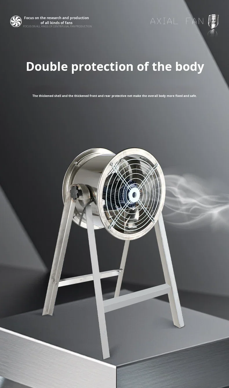 Stainless Steel Exhaust Fan, 304, Wall, Axial - detail 10
