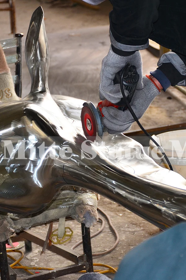 stainless steel sphere sculpture