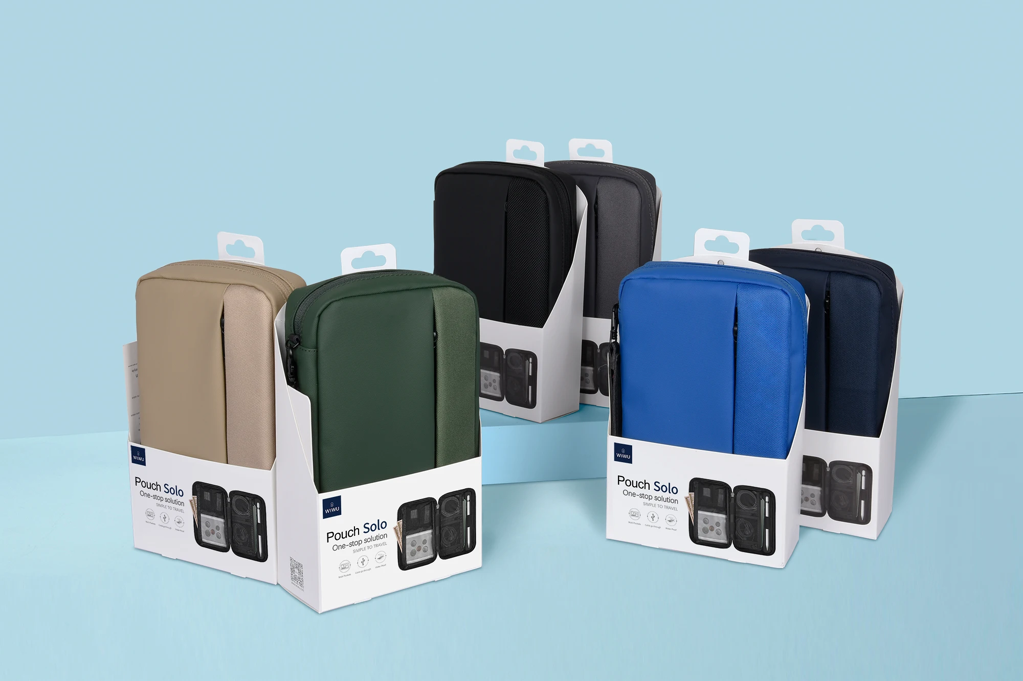 Wiwu Pouch Solo Portable Storage Bag Water Resistance Electronics