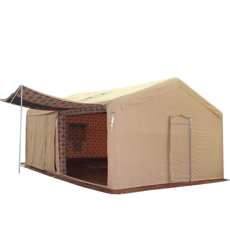 Kcce Qatar Canvas Tent Inflatable Camping Tent Outdoor Waterproof